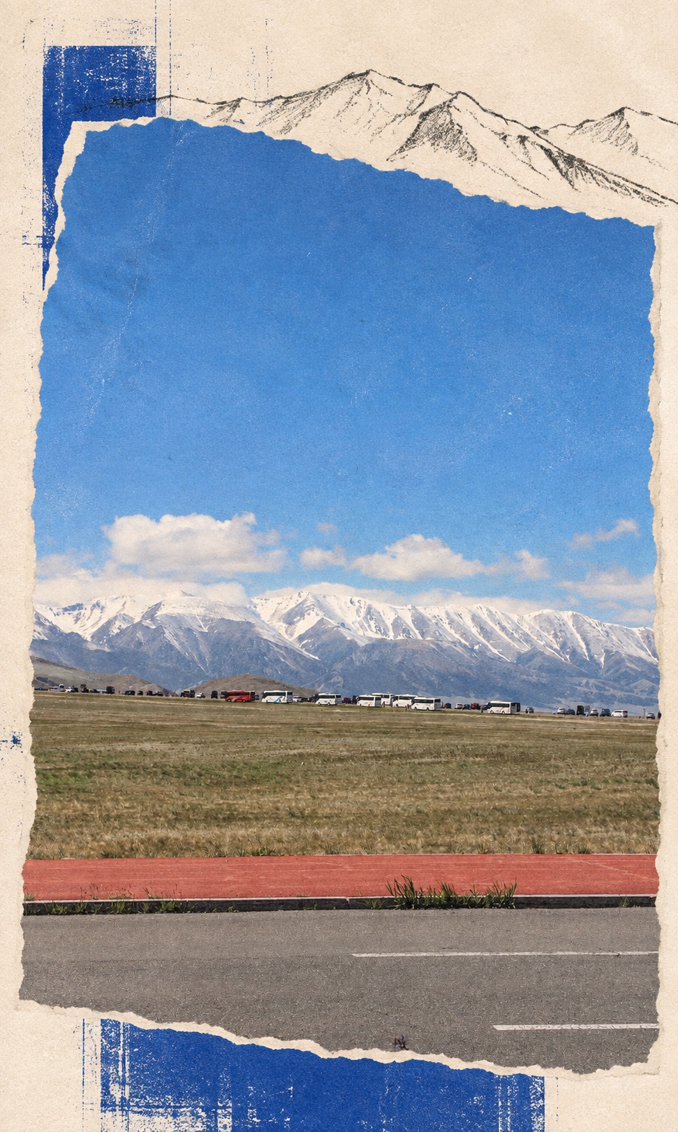 雪山远景